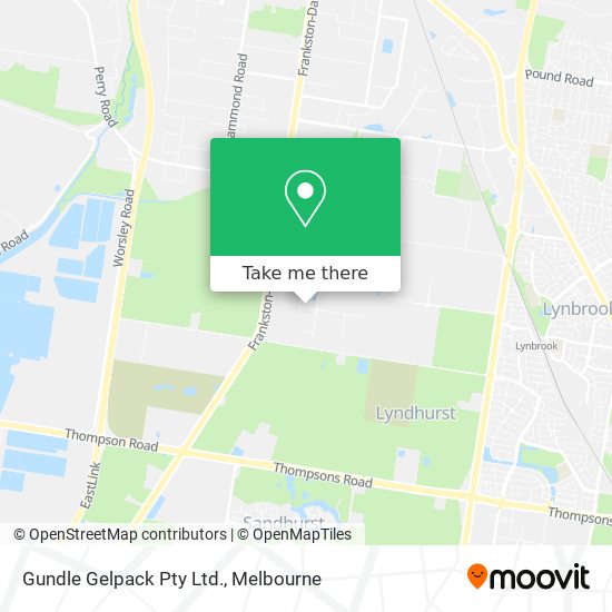 Gundle Gelpack Pty Ltd. map
