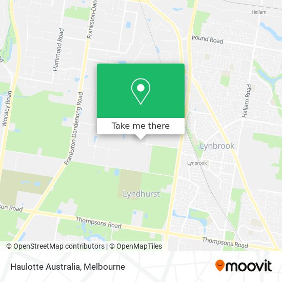 Haulotte Australia map