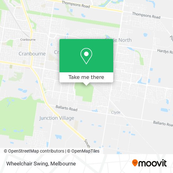 Wheelchair Swing map