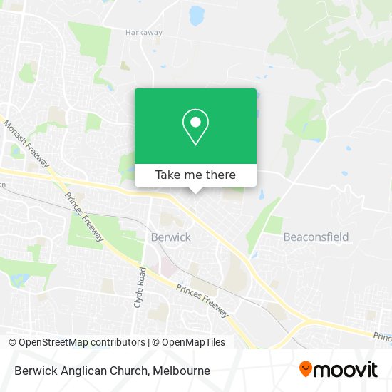 Berwick Anglican Church map