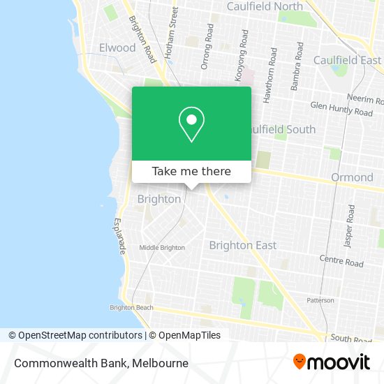 Commonwealth Bank map