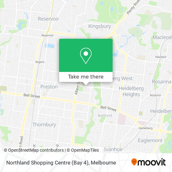 Northland Shopping Centre (Bay 4) map