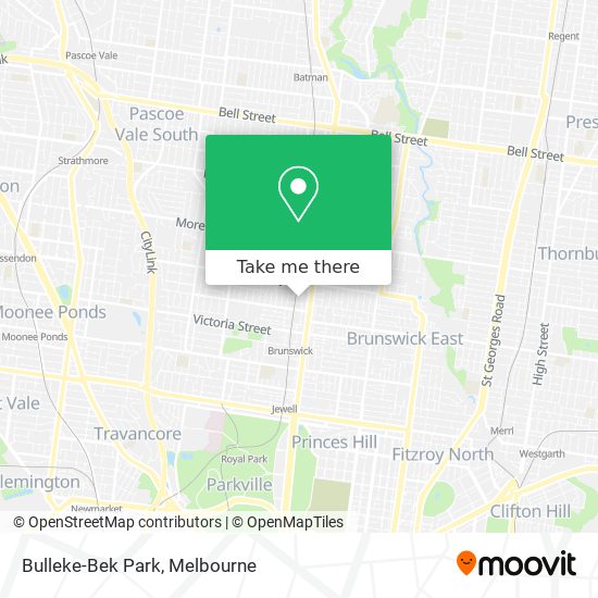 Bulleke-Bek Park map