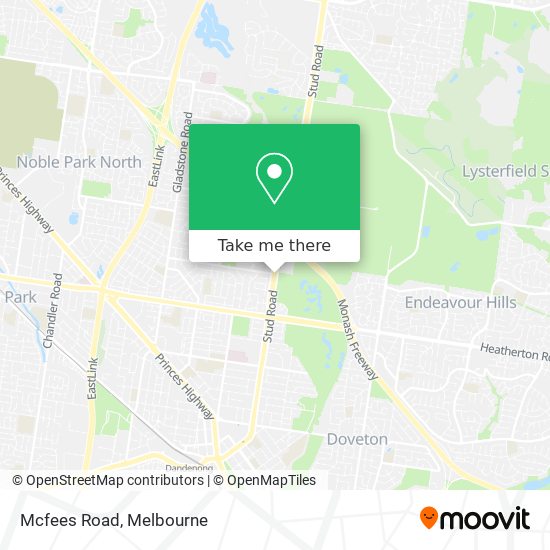 Mcfees Road map