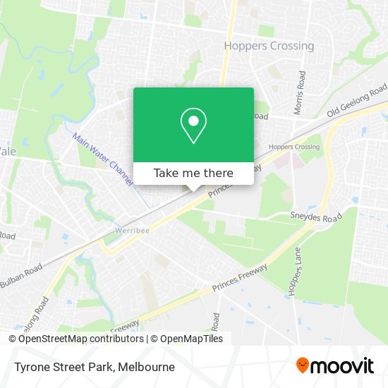 Tyrone Street Park map