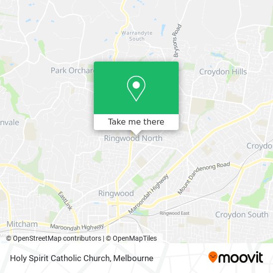 Holy Spirit Catholic Church map