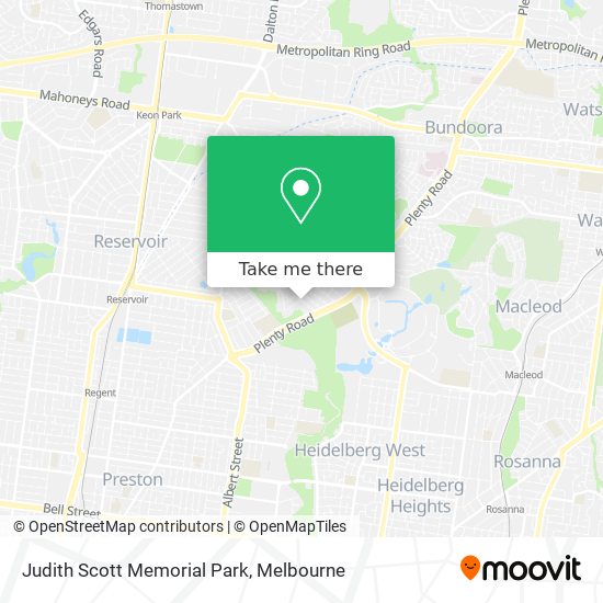 Judith Scott Memorial Park map