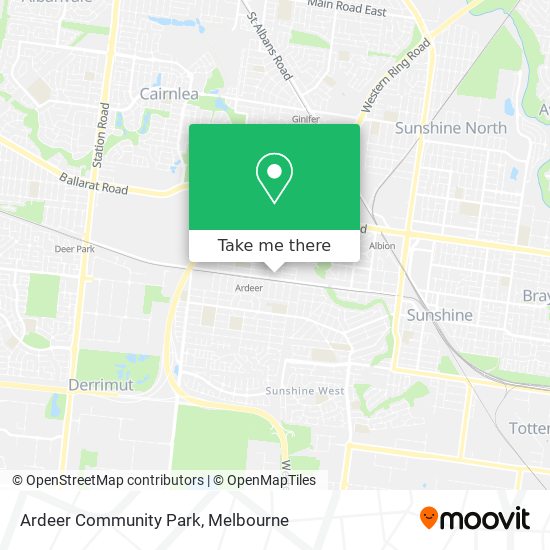 Ardeer Community Park map