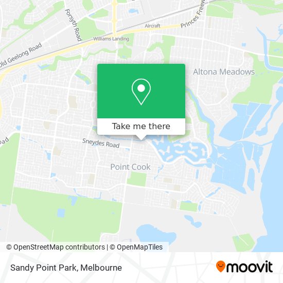 Sandy Point Park map