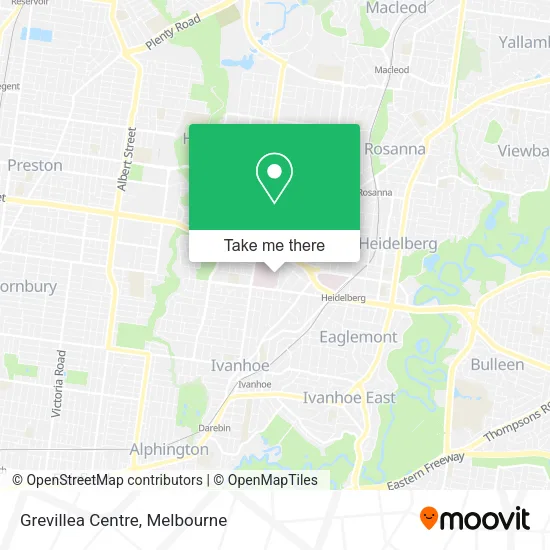 Grevillea Centre map