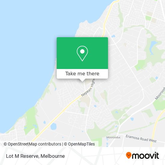 Lot M Reserve map