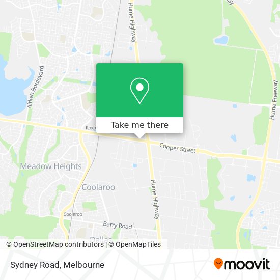 Sydney Road map