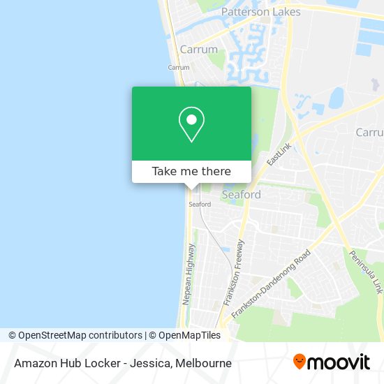 Amazon Hub Locker - Jessica map