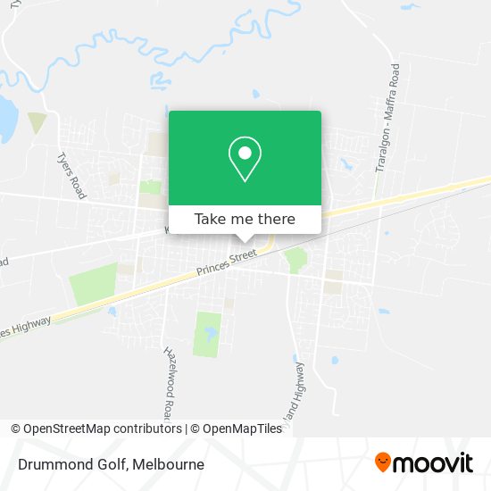 Drummond Golf map