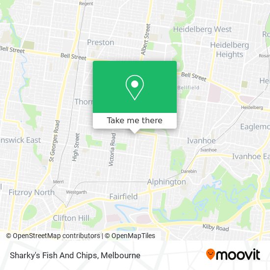 Sharky's Fish And Chips map