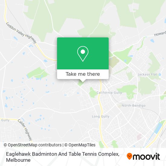 Eaglehawk Badminton And Table Tennis Complex map