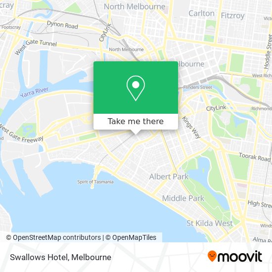 Swallows Hotel map