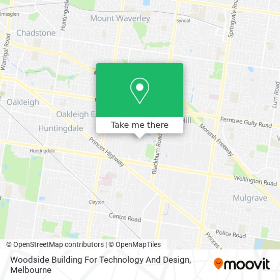 Woodside Building For Technology And Design map