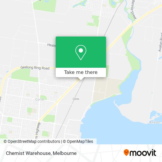 Chemist Warehouse map