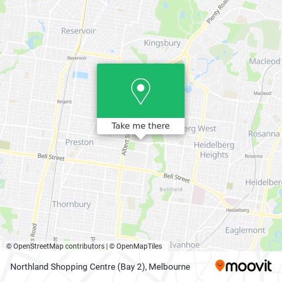 Northland Shopping Centre (Bay 2) map