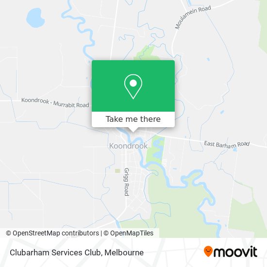 Clubarham Services Club map