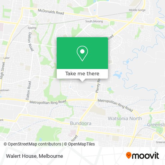Walert House map