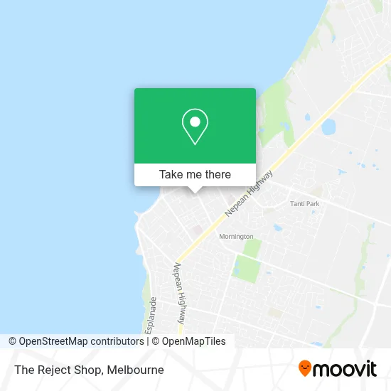 Mapa The Reject Shop