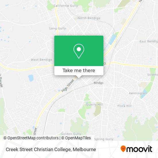 Creek Street Christian College map