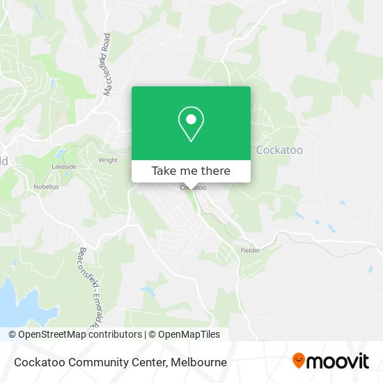 Cockatoo Community Center map