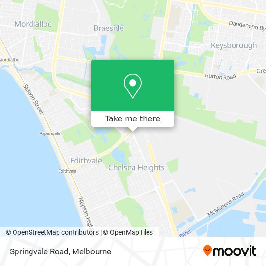 Springvale Road map