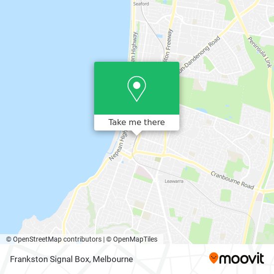 Frankston Signal Box map