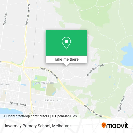 Mapa Invermay Primary School