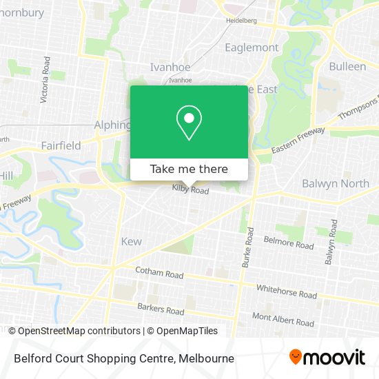 Belford Court Shopping Centre map