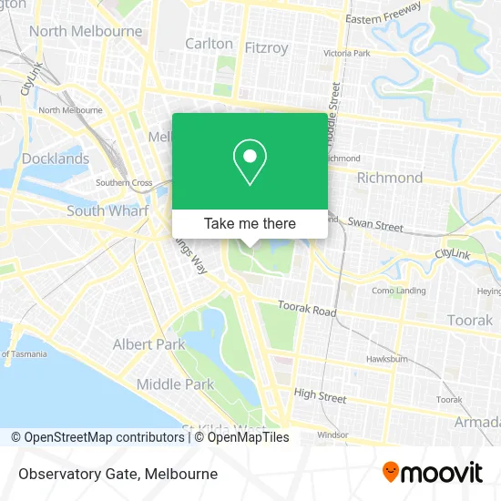 Mapa Observatory Gate