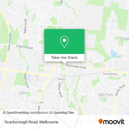 Scarborough Road map
