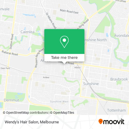 Wendy's Hair Salon map