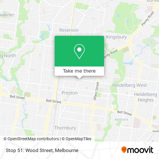 Stop 51: Wood Street map