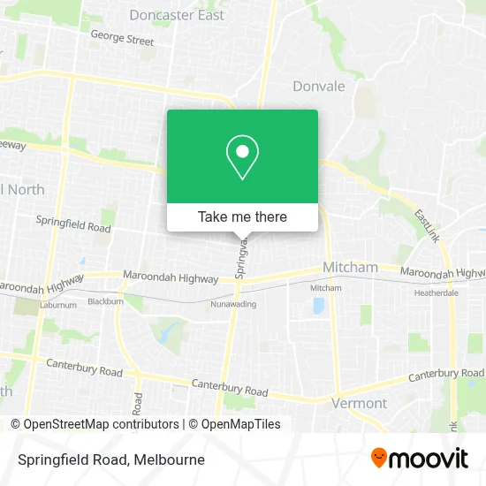 Springfield Road map