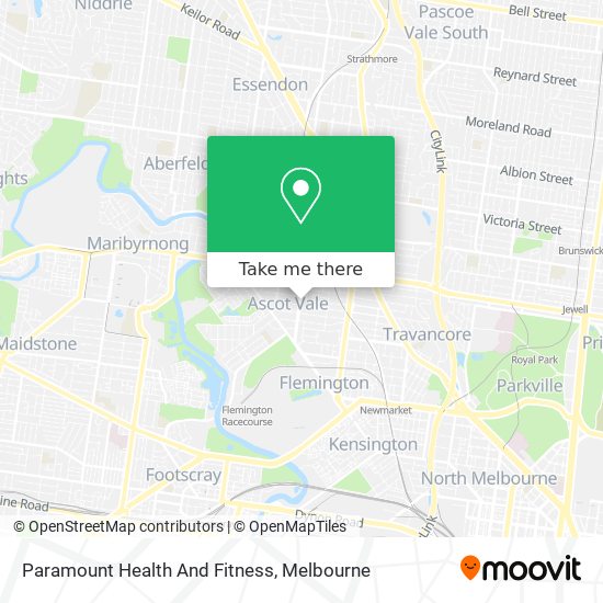 Paramount Health And Fitness map