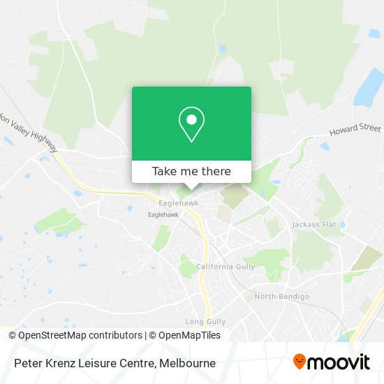 Peter Krenz Leisure Centre map