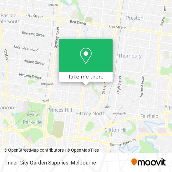 Inner City Garden Supplies map