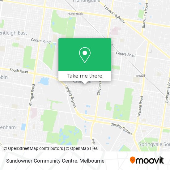 Sundowner Community Centre map