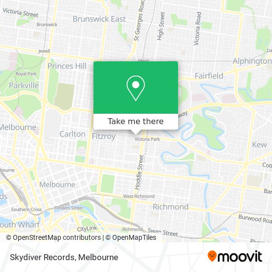 Skydiver Records map