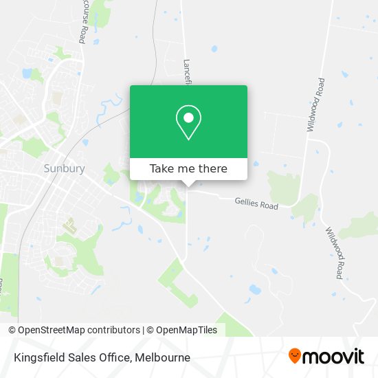 Kingsfield Sales Office map