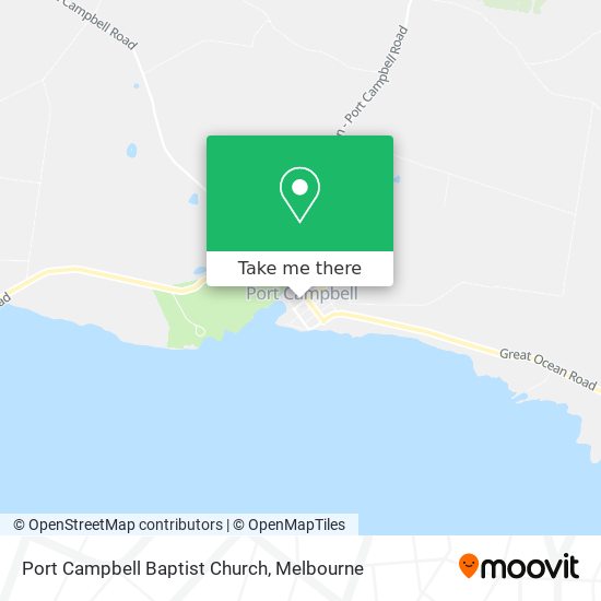 Port Campbell Baptist Church map