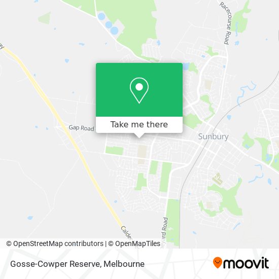 Gosse-Cowper Reserve map