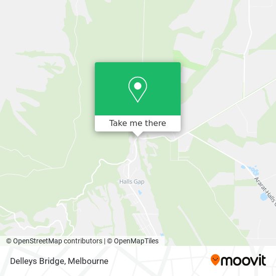 Delleys Bridge map
