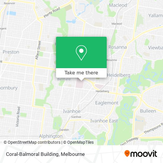 Coral-Balmoral Building map