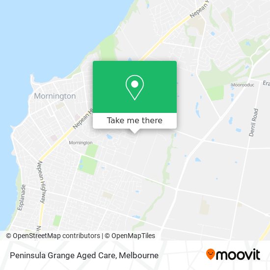 Peninsula Grange Aged Care map