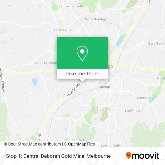Stop 1: Central Deborah Gold Mine map